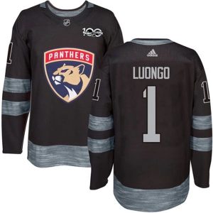 Herren Florida Panthers Eishockey Trikot Roberto Luongo 1 1917-2017 100th Anniversary Schwarz Authentic